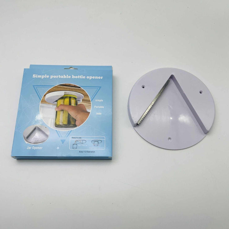 Circular can opener kitchen cabinet lid bottle opener table bottom can opener