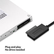 USB 3.0 to SATA7+6-pin easy drive cable laptop optical drive adapter cable SATA optical drive to USB