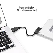 USB 3.0 to SATA7+6-pin easy drive cable laptop optical drive adapter cable SATA optical drive to USB