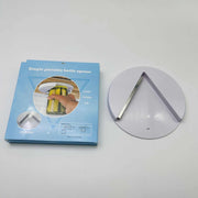 Circular can opener kitchen cabinet lid bottle opener table bottom can opener
