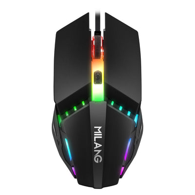 Wired mouse USB illuminated desktop computer laptop computer gaming and competitive mouse
